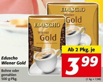 Nah&Frisch Eduscho Wiener Gold 500g Angebot