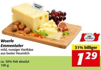 Nah&Frisch Woerle Emmentaler 100g Angebot