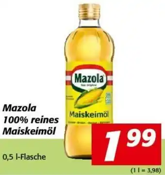 Nah&Frisch Mazola 100% Reines Maiskeimöl Angebot