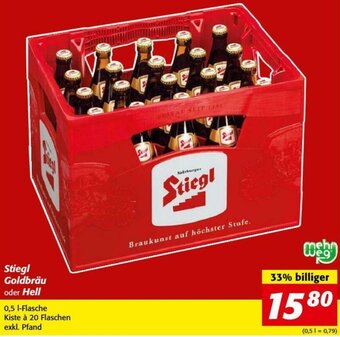 Nah&Frisch Stiegl Goldbräu Oder Hell 0,5 l Angebot