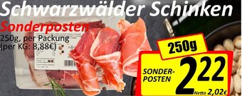 Wurstico Schwarzwälder Schinken 250g Angebot