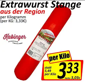 Wurstico Extrawurst Stange Aus Der Region Angebot