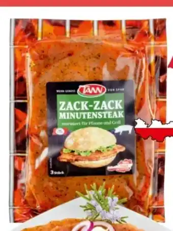 Eurospar Zack-Zack Minutensteak Angebot