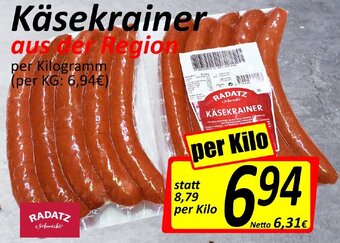 Wurstico Käsekrainer Angebot