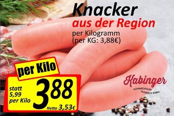 Wurstico Knacker Aus Der Region Angebot