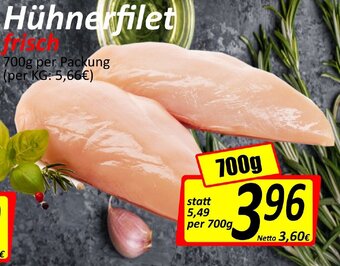 Wurstico Hühnerfilet 700g Angebot