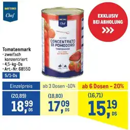 Metro Tomatenmark Angebot