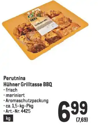 Metro Perutnina Hühner Grilltasse BBQ Angebot