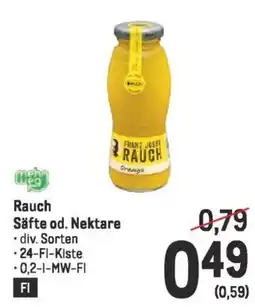 Metro Rauch Säfte od Nektare Angebot