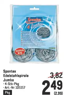Metro Spontex Edelstahlspirale Jumbo Angebot