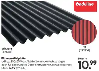 Hellweg Bitumen-Wellplatte Angebot