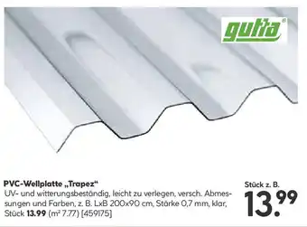 Hellweg PVC-Wellplatte Trapez Angebot