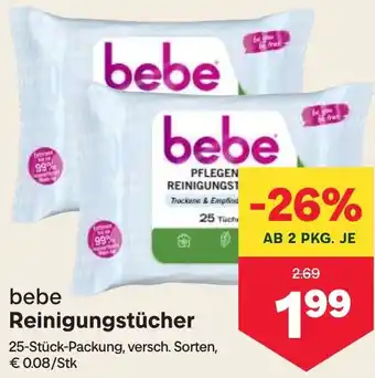 MPreis bebe Reinigungstücher Angebot
