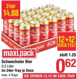 Maximarkt Schwechater Bier 0.5 Liter Angebot