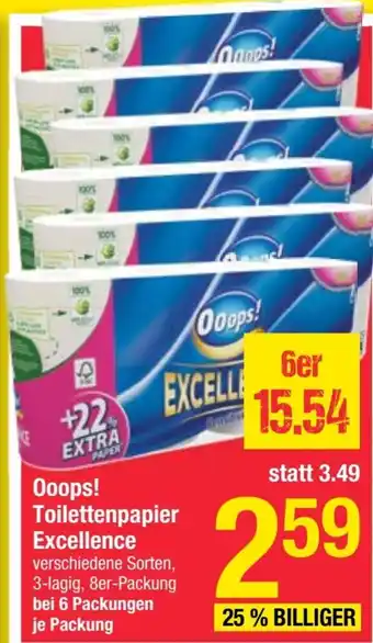 Maximarkt Ooops! Toilettenpapier Excellence Angebot