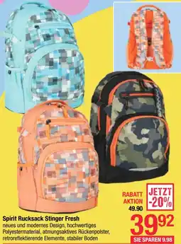 Maximarkt Spirit Rucksack Stinger Fresh Angebot