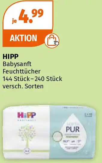 Müller HIPP Babysanft Feuchttücher Angebot