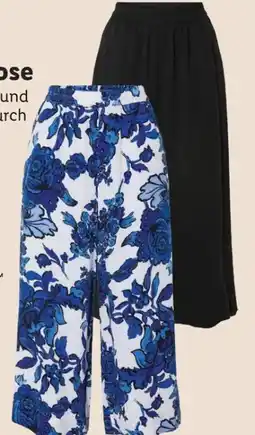 Lidl Damen Wide Leg Hose Angebot
