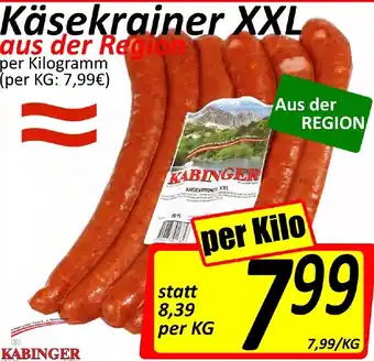 Wurstico Käsekrainer XXL Aus Der Reglon Angebot