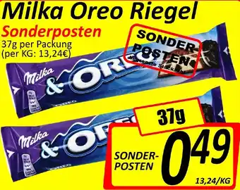 Wurstico Milka Oreo Riegel Sonderposten 37 g Angebot