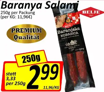 Wurstico Baranya Salami 250 g Angebot