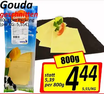 Wurstico Gouda Geschnitten 800 g Angebot
