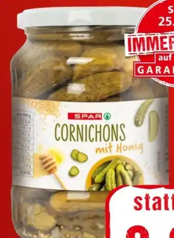 Spar Cornichons Angebot