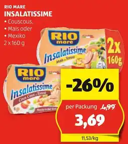 Hofer RIO MARE INSALATISSIME 2x160g Angebot