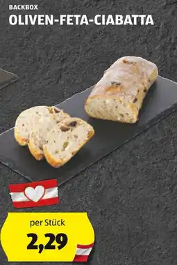 Hofer BACKBOX OLIVEN-FETA-CIABATTA Angebot
