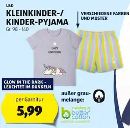 Hofer KLEINKINDER-/ KINDER-PYJAMA Angebot