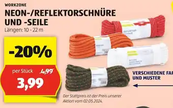 Hofer NEON-/REFLEKTORSCHNÜRE UND -SEILE Angebot