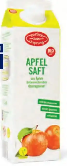 Hofer Bio-Apfelsaft Angebot