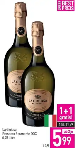 Sutterlüty La Gioiosa Prosecco Spumante DOC 0.75 Liter Angebot