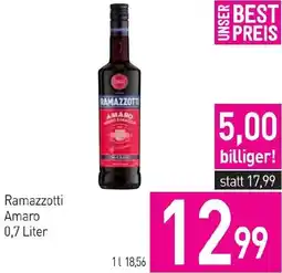 Sutterlüty Ramazzotti Amaro 0.7 Liter Angebot