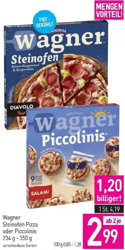 Sutterlüty Wagner Steinofen Pizza oder Piccolinis 234 g -350 g Angebot