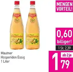 Sutterlüty Mautner Hesperiden Essig 1 Liter Angebot