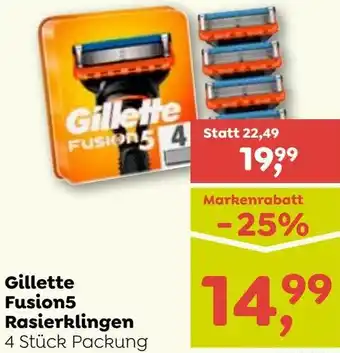 ADEG Gillette Fusion5 Rasierklingen Angebot