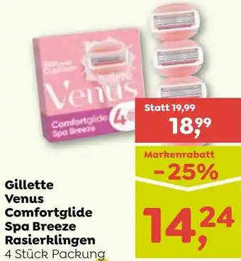 ADEG Gillette Venus Comfortglide Spa Breeze Rasierklingen Angebot