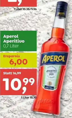 ADEG Aperol Aperitivo 0.7 Liter Angebot