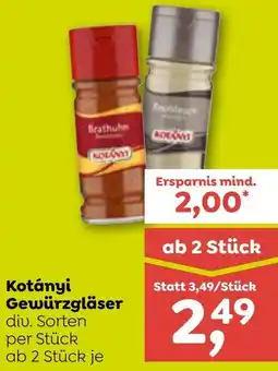 ADEG Kotányi Gewürzgläser Angebot