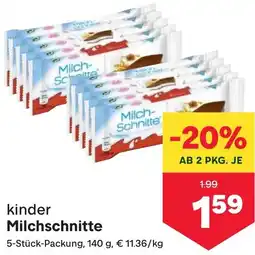 MPreis kinder Milchschnitte Angebot