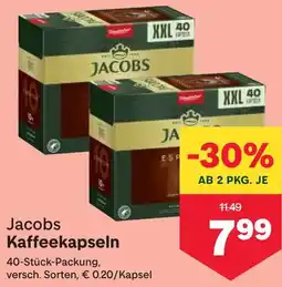 MPreis Jacobs Kaffeekapseln Angebot