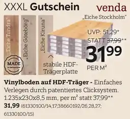 XXXLutz Vinylboden auf HDF-Träger Angebot