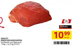Transgourmet QUALITY JUNGSTIER NUSS/ZAPFEN Angebot
