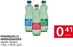 Transgourmet RÖMERQUELLE MINERALWASSER 0.5l Angebot