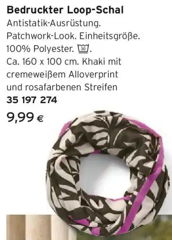 Tchibo Eduscho Bedruckter Loop-Schal Angebot