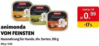 Das Futterhaus animonda VOM FEINSTEN Angebot