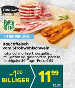 Billa Bauchfleisch vom Strohwohlschwein Angebot