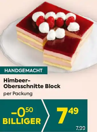 Billa Himbeer- Obersschnitte Block Angebot