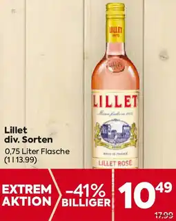 Billa Lillet 0.75 Liter Angebot